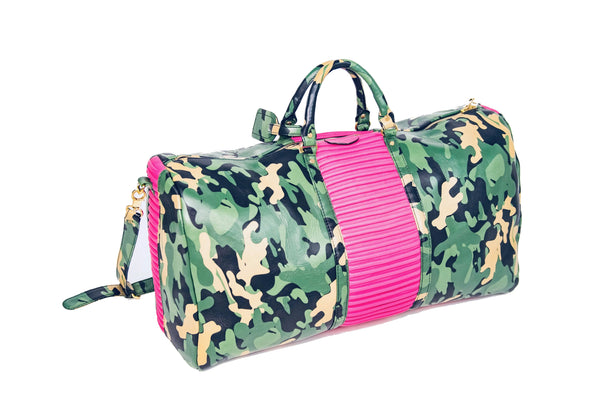 Pink camo duffle bag online